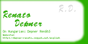 renato depner business card